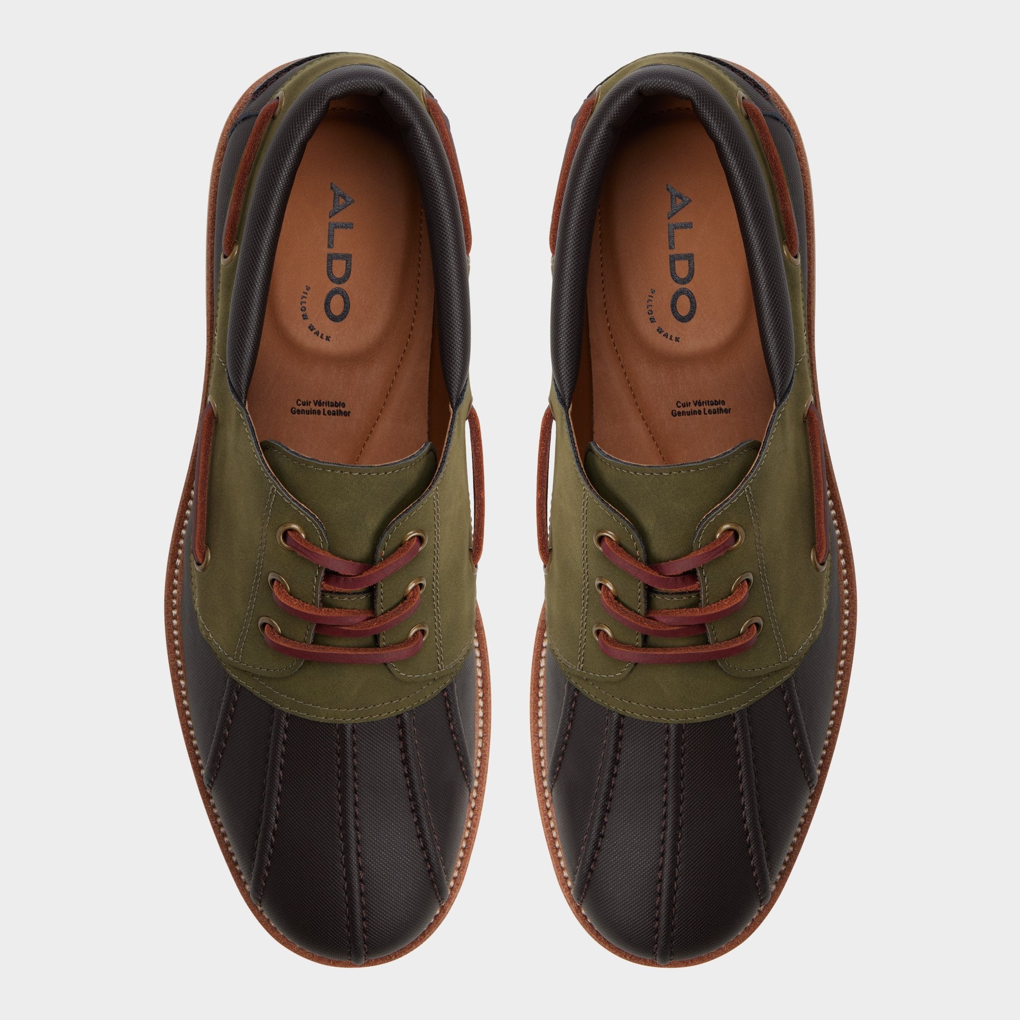 Aldo | Finn in Brown Primary Multi - Boat shoe, Lug sole