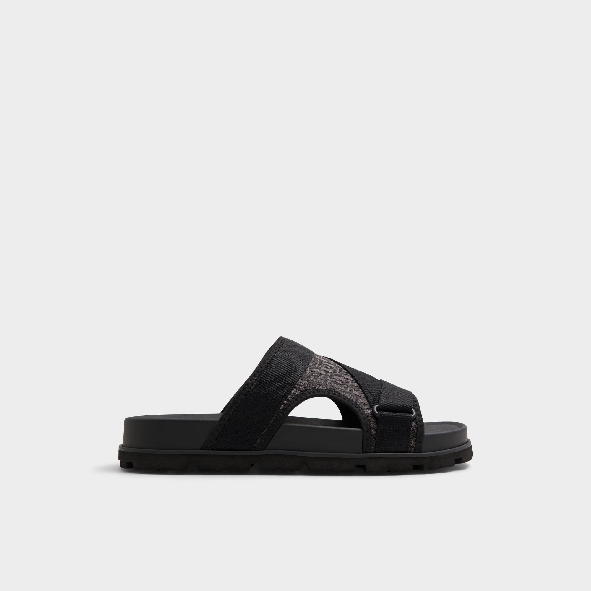 Aldo | Deniels Open Black Men's Slides - Slide sandal