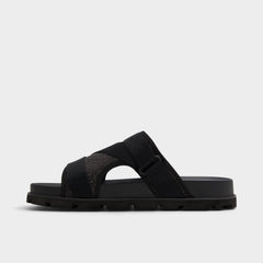 Aldo | Deniels Open Black Men's Slides - Slide sandal