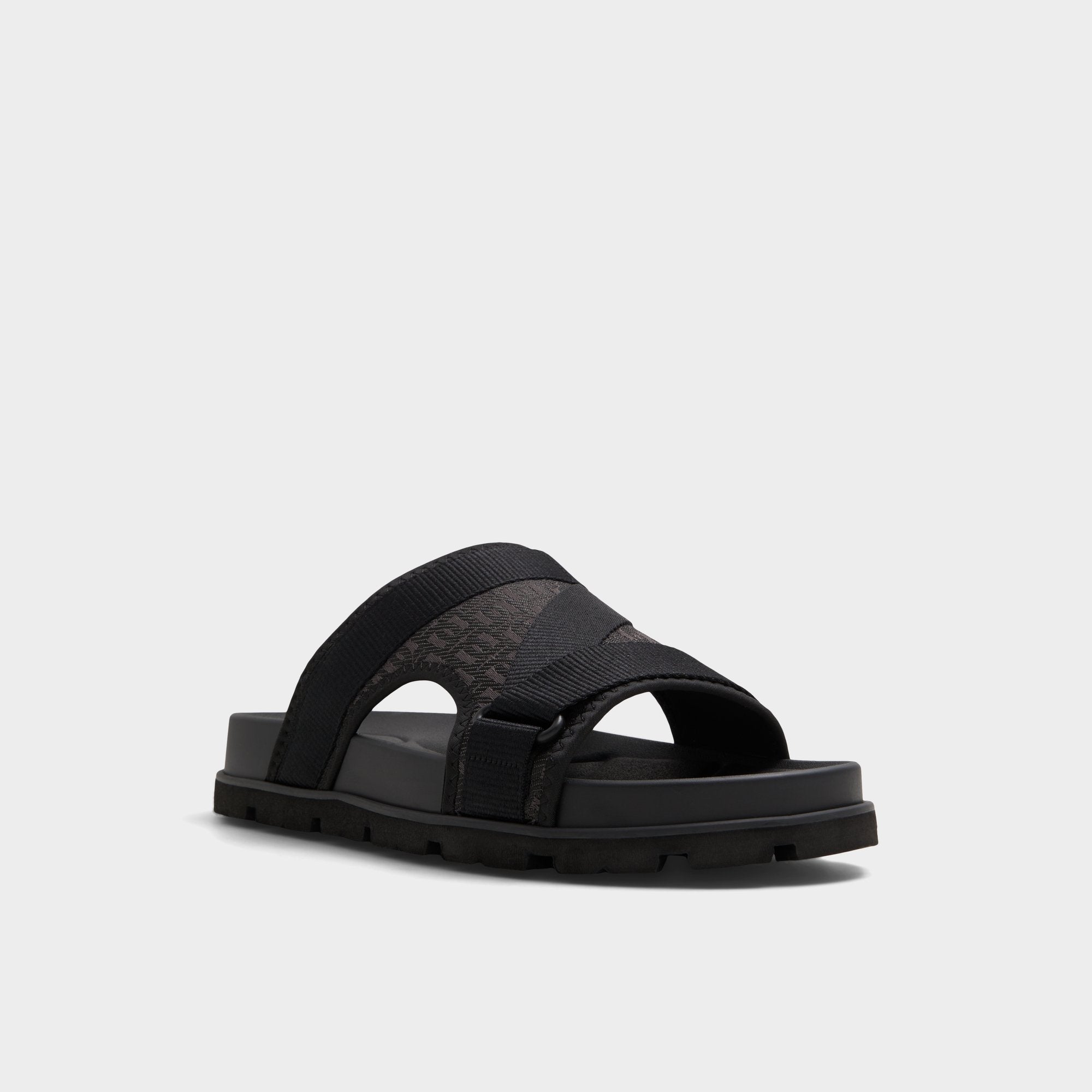 Aldo | Deniels Open Black Men's Slides - Slide sandal