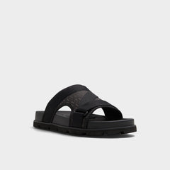 Aldo | Deniels Open Black Men's Slides - Slide sandal