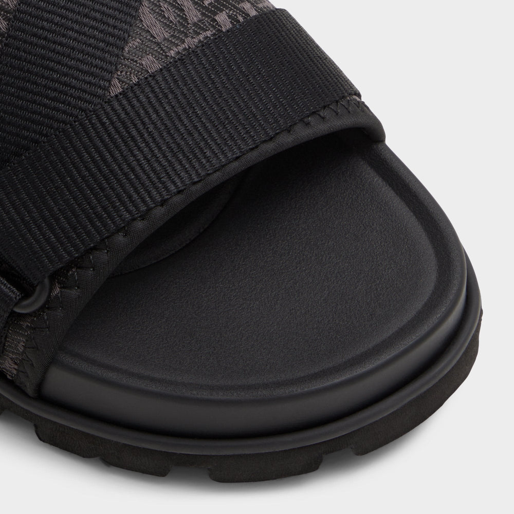 Aldo | Deniels Open Black Men's Slides - Slide sandal