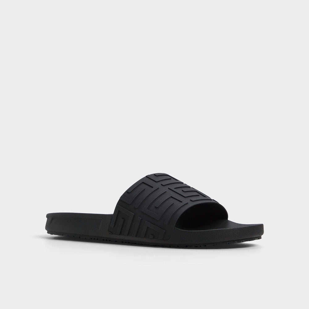 Aldo | Atrani Black Men's Slides - Slide sandal