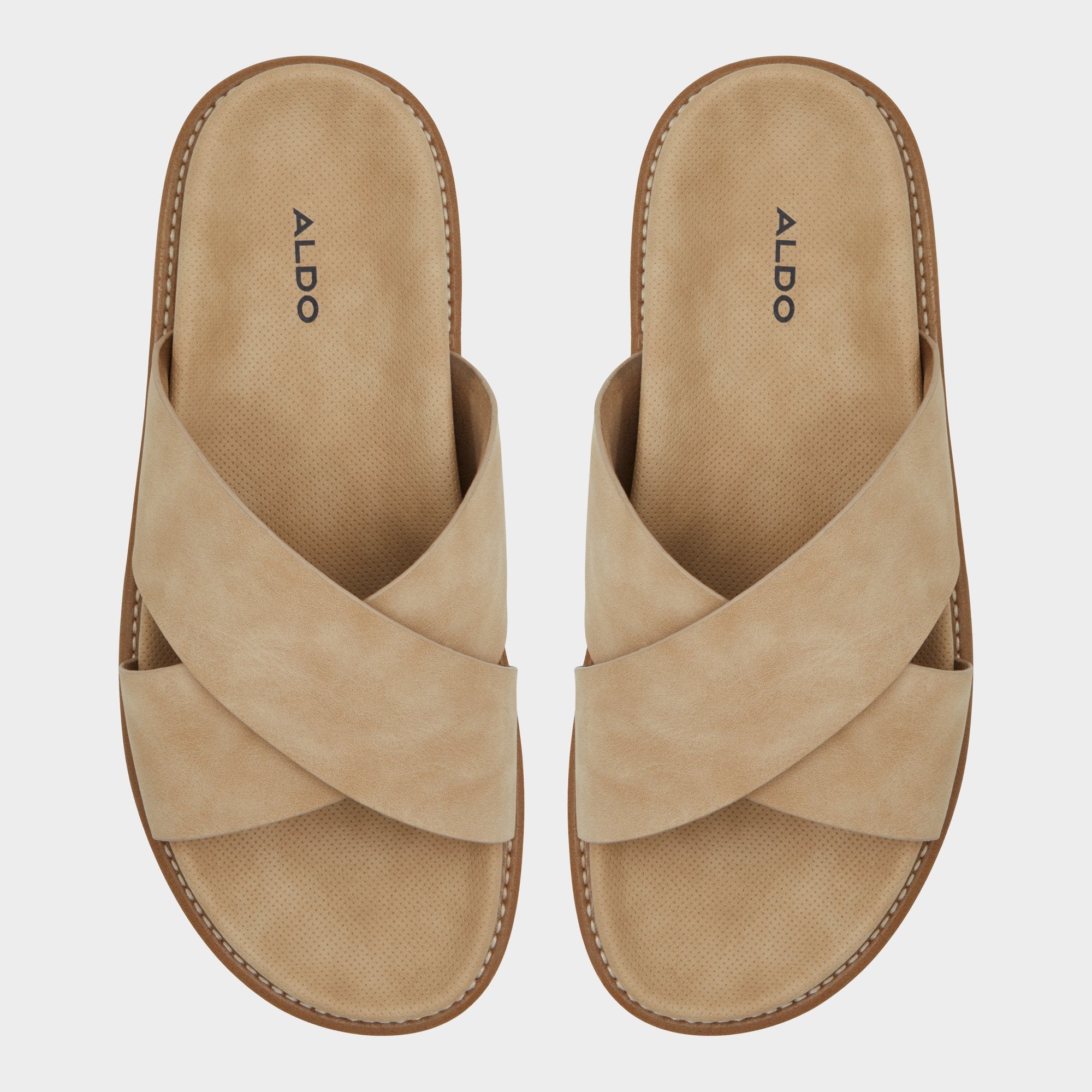 Aldo | Marrin Beige Men's Slides - Slide sandal