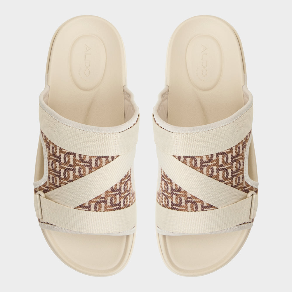Aldo | Deniels Medium Beige Men's Slides - Slide sandal