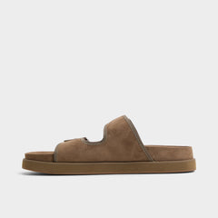 Aldo | Sunnyside Light Brown Men's Slides - Slide sandal