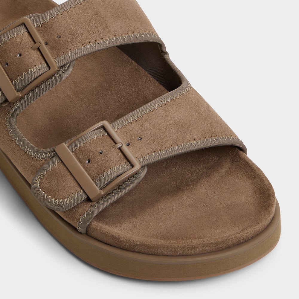 Aldo | Sunnyside Light Brown Men's Slides - Slide sandal