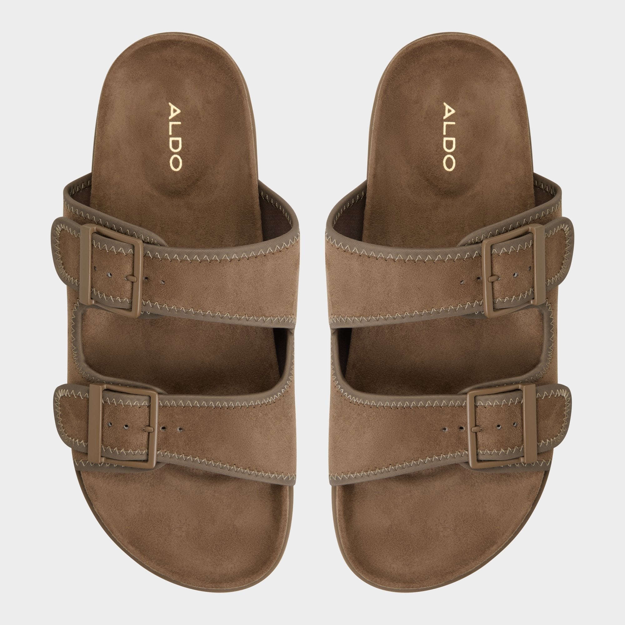 Aldo | Sunnyside Light Brown Men's Slides - Slide sandal