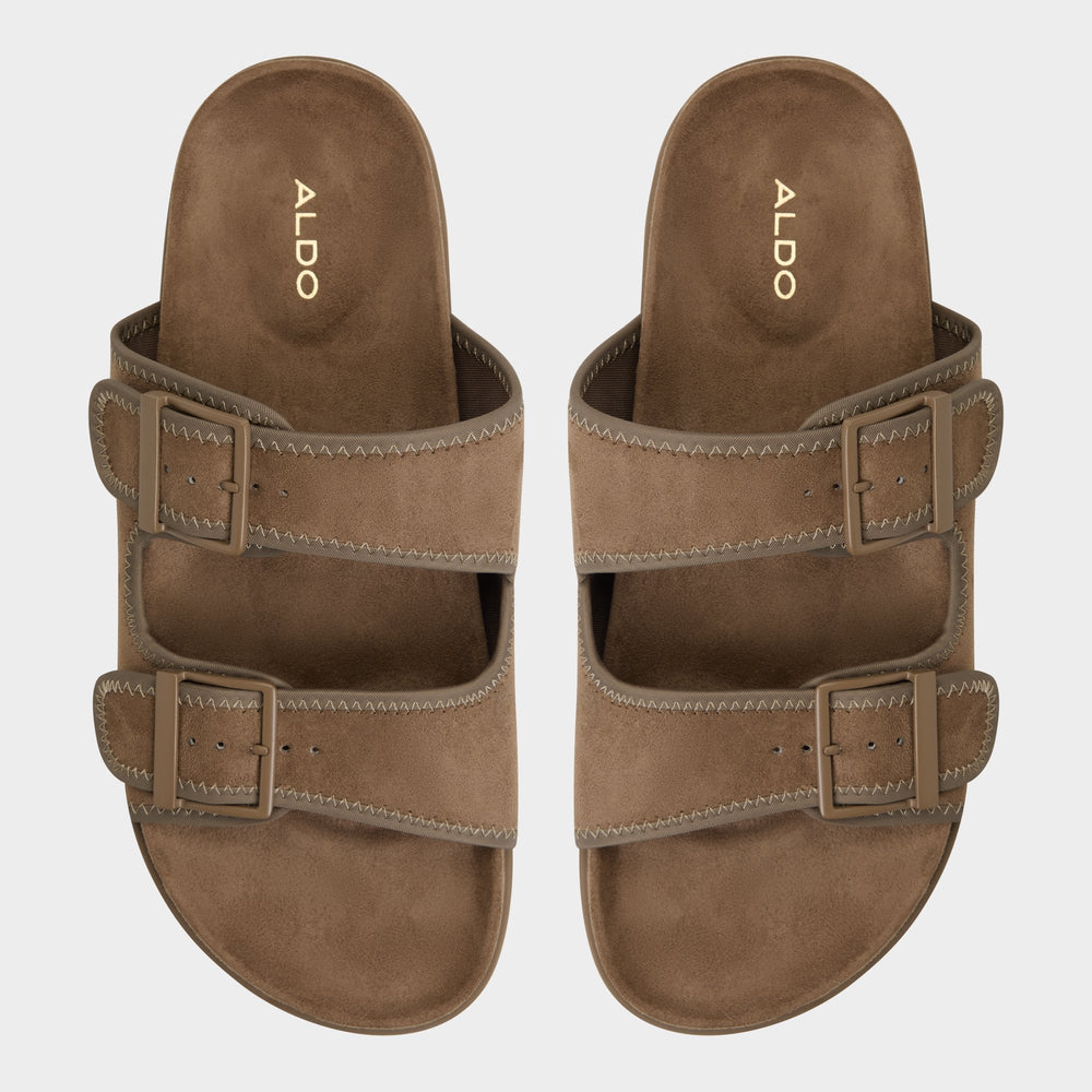 Aldo | Sunnyside Light Brown Men's Slides - Slide sandal