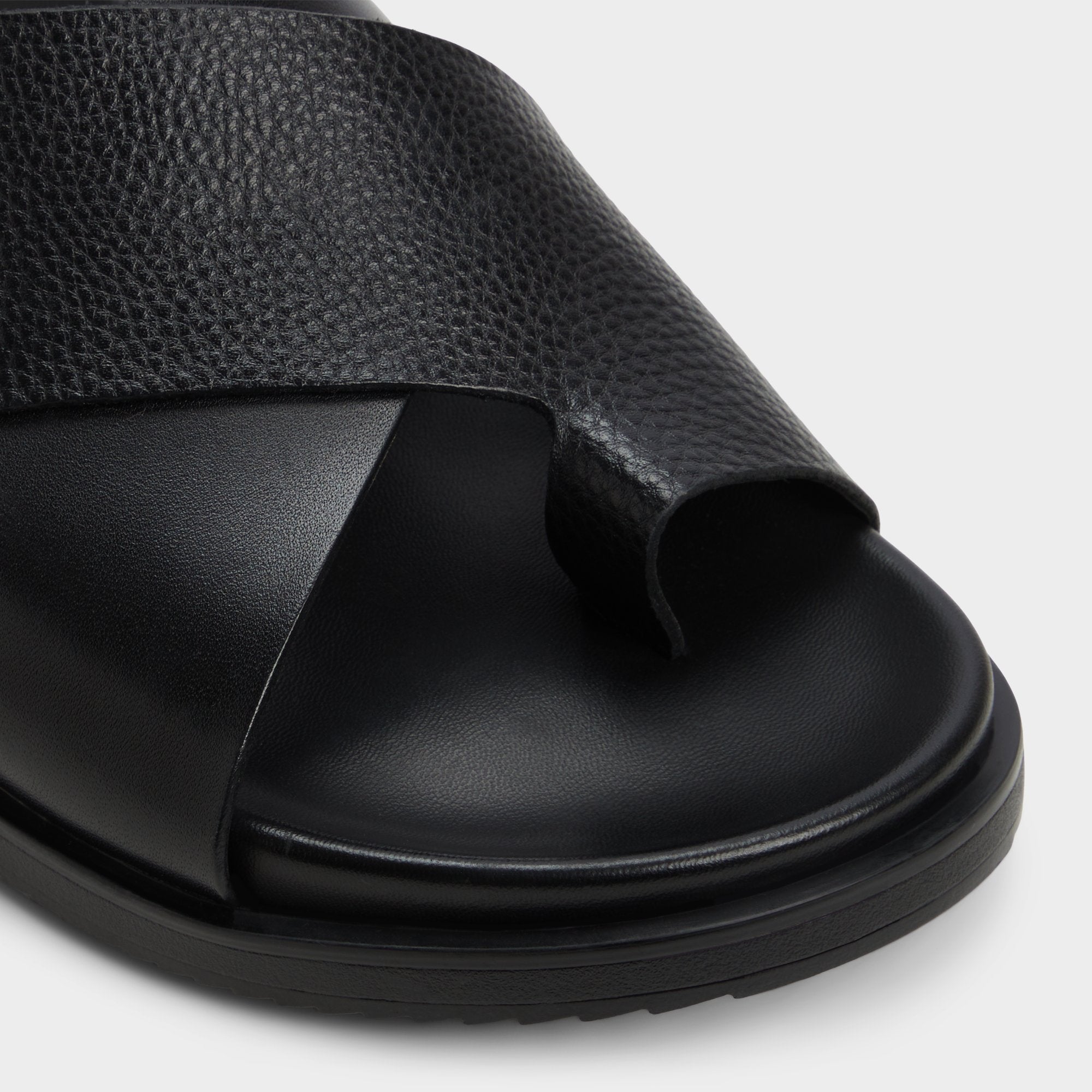 Aldo | Darley Black Men's Sandals & Slides - Strappy flat sandal