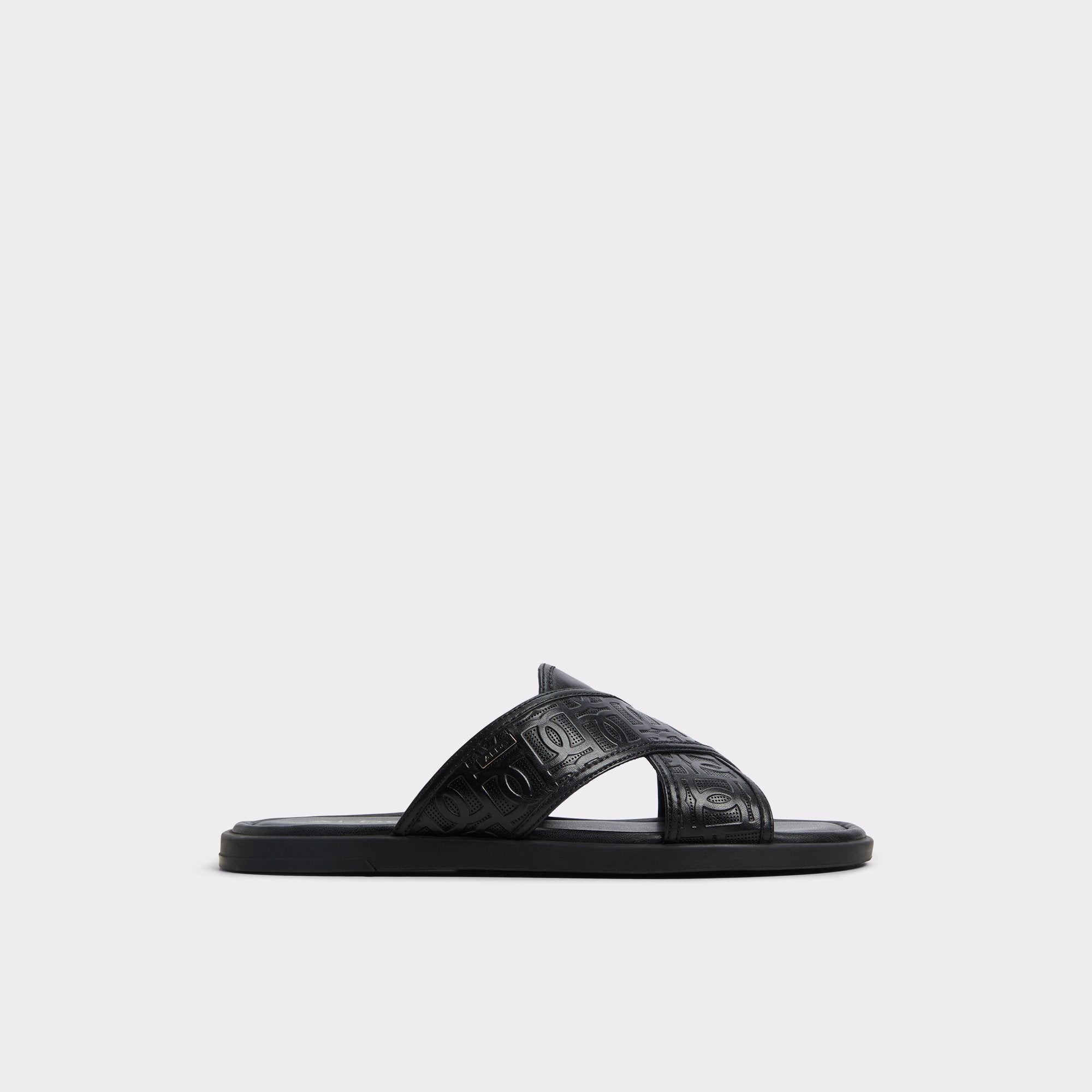 Aldo | Olino Open Black Men's Slides - Slide sandal