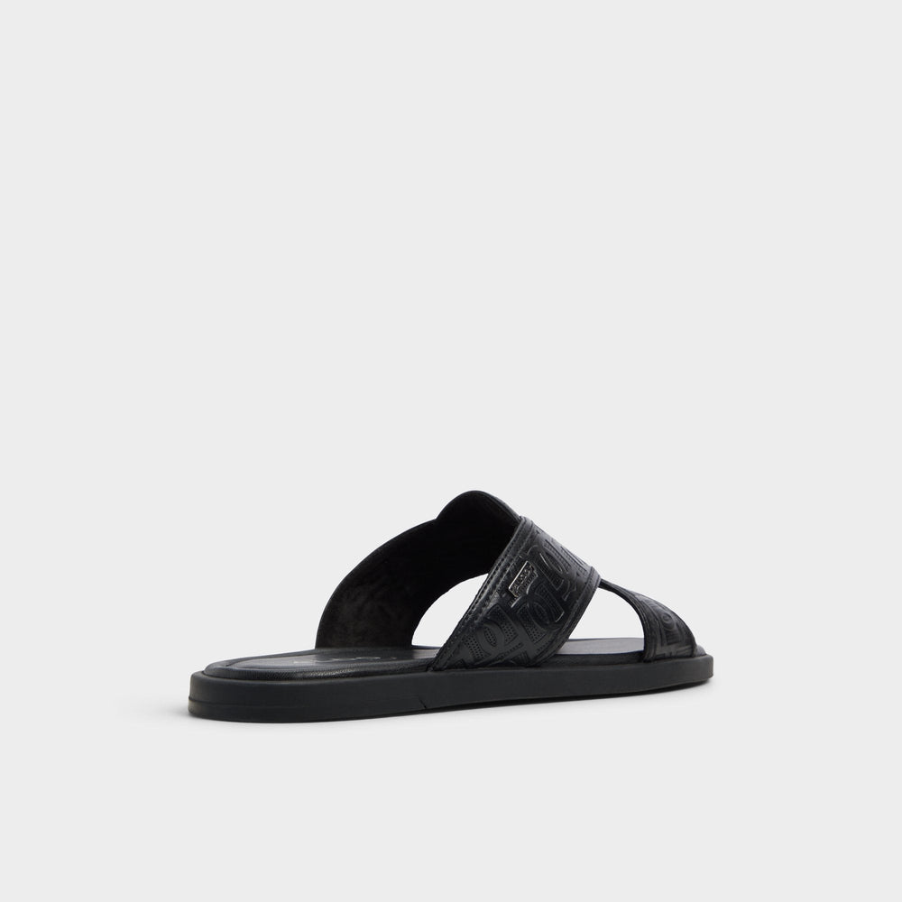 Aldo | Olino Open Black Men's Slides - Slide sandal