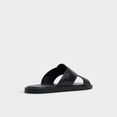 Aldo | Olino Open Black Men's Slides - Slide sandal