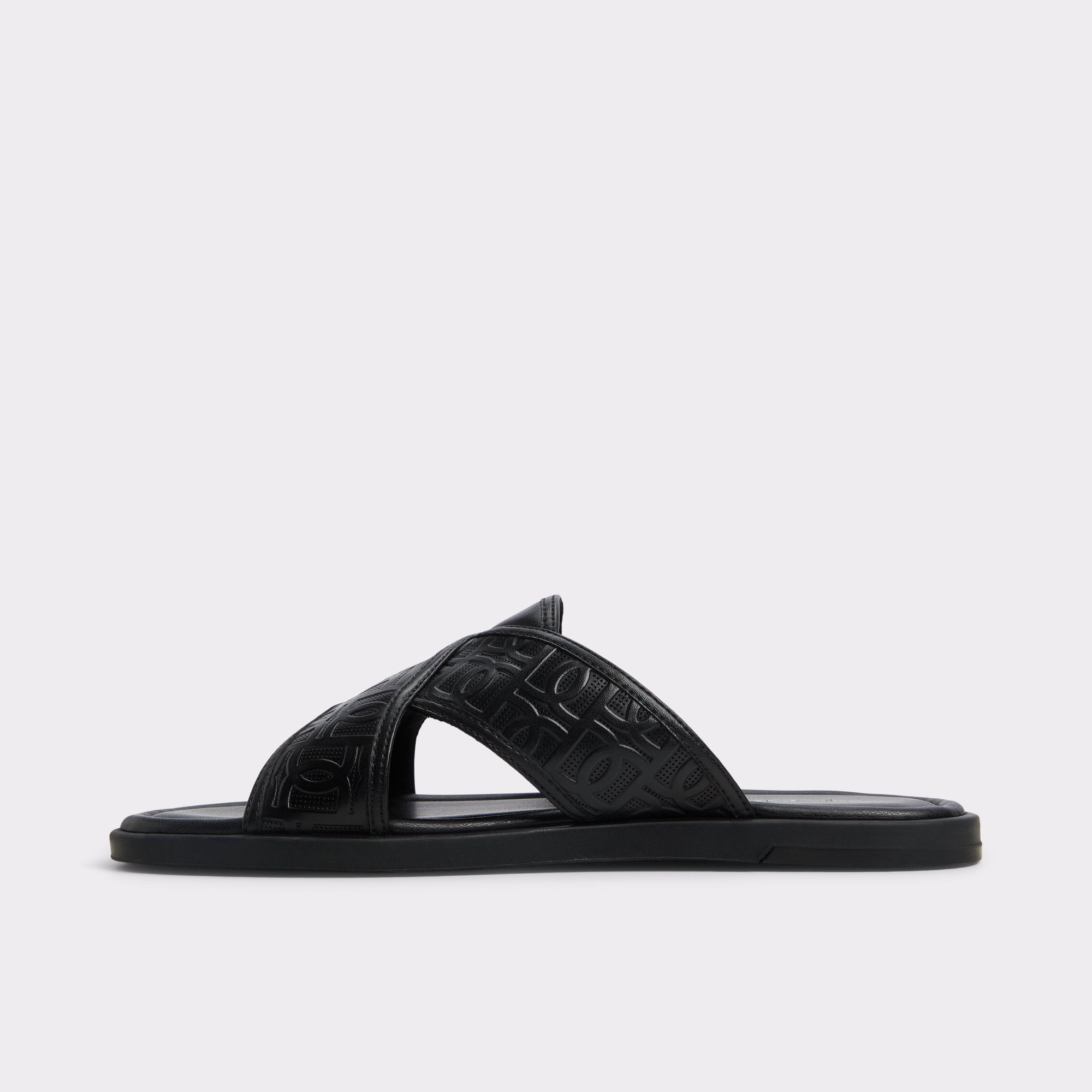 Aldo | Olino Open Black Men's Slides - Slide sandal