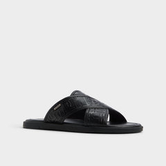 Aldo | Olino Open Black Men's Slides - Slide sandal