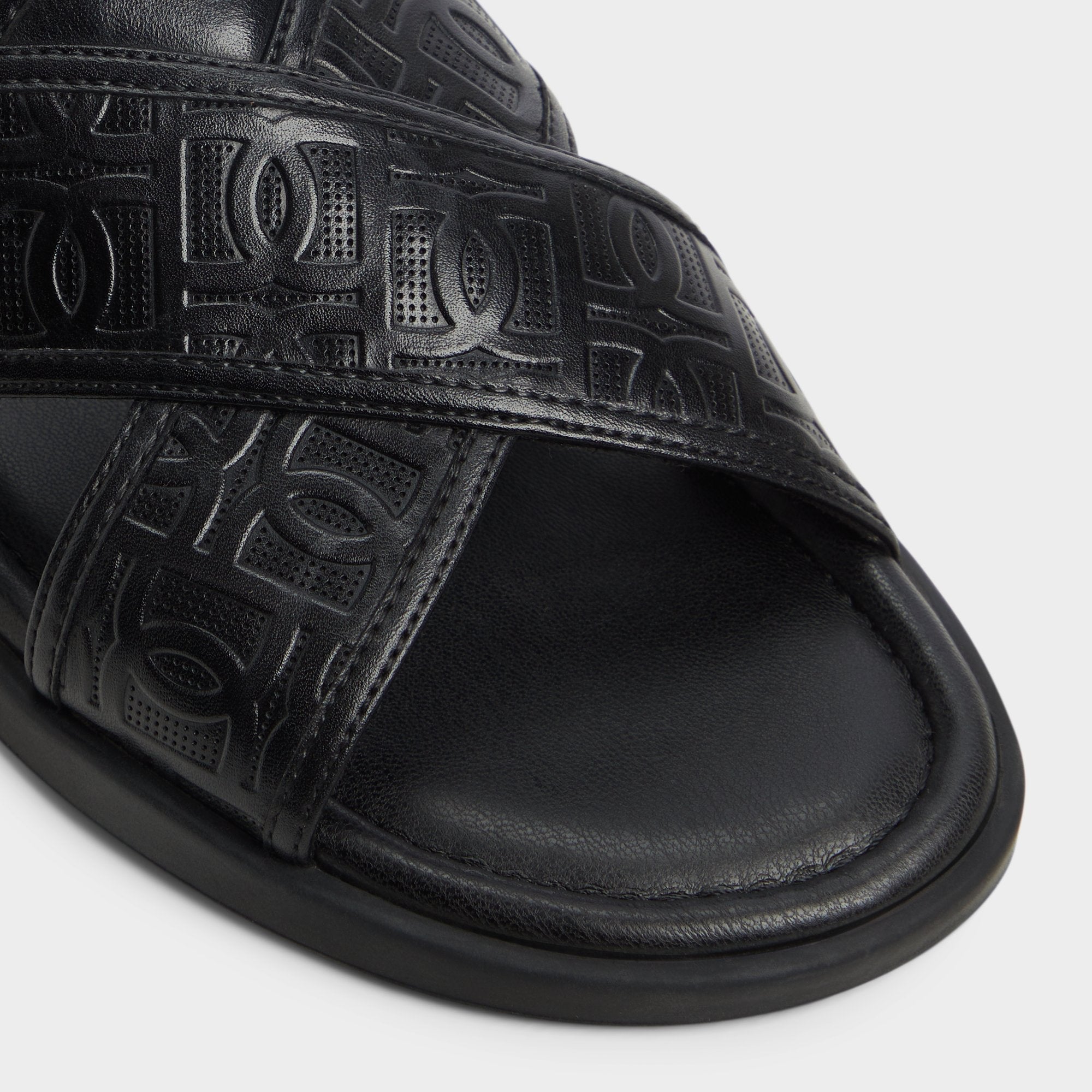 Aldo | Olino Open Black Men's Slides - Slide sandal