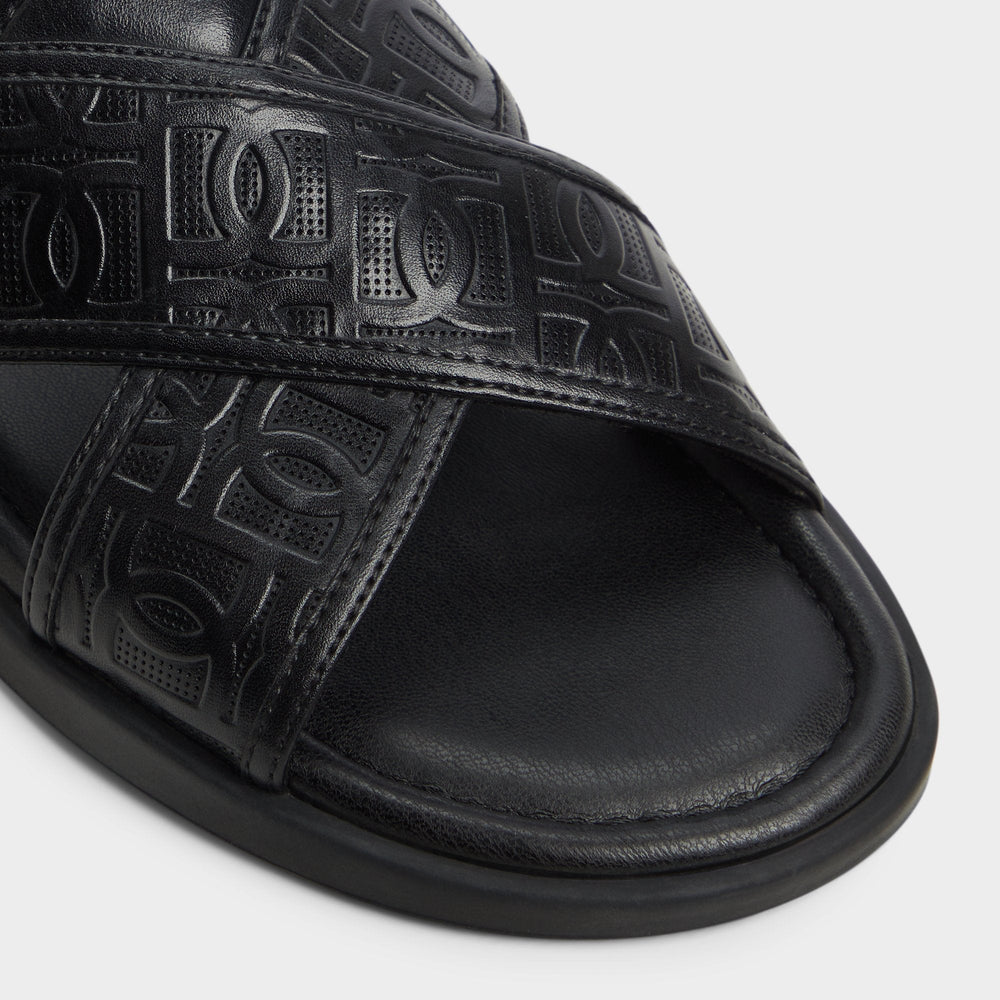 Aldo | Olino Open Black Men's Slides - Slide sandal