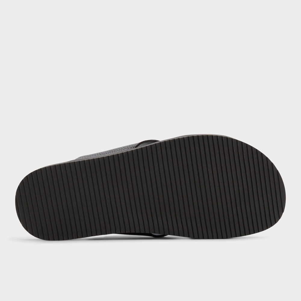 Aldo | Darley Dark Brown Men's Sandals & Slides - Strappy flat sandal