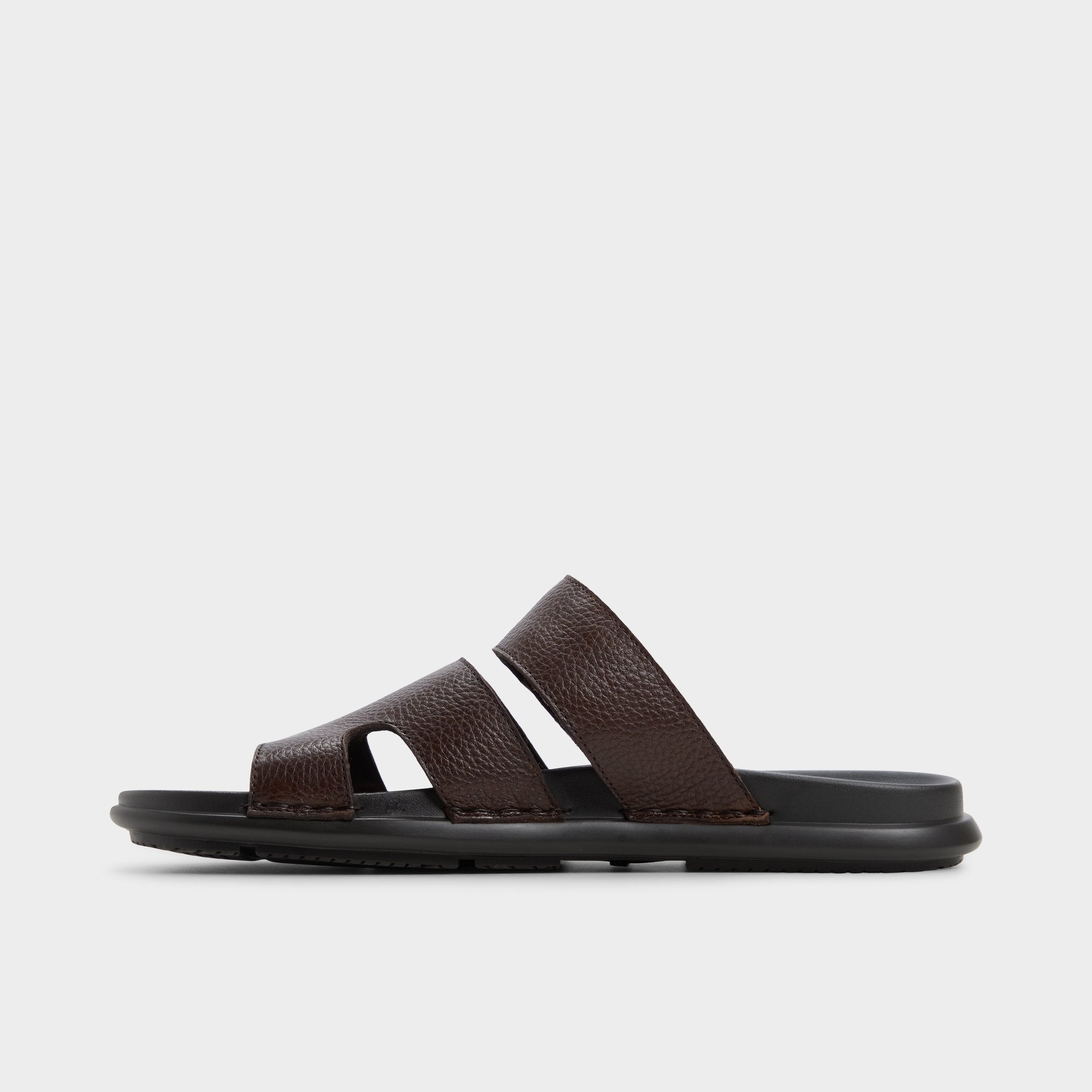 Aldo | Windham Dark Brown Men's Sandals & Slides - Slide sandal