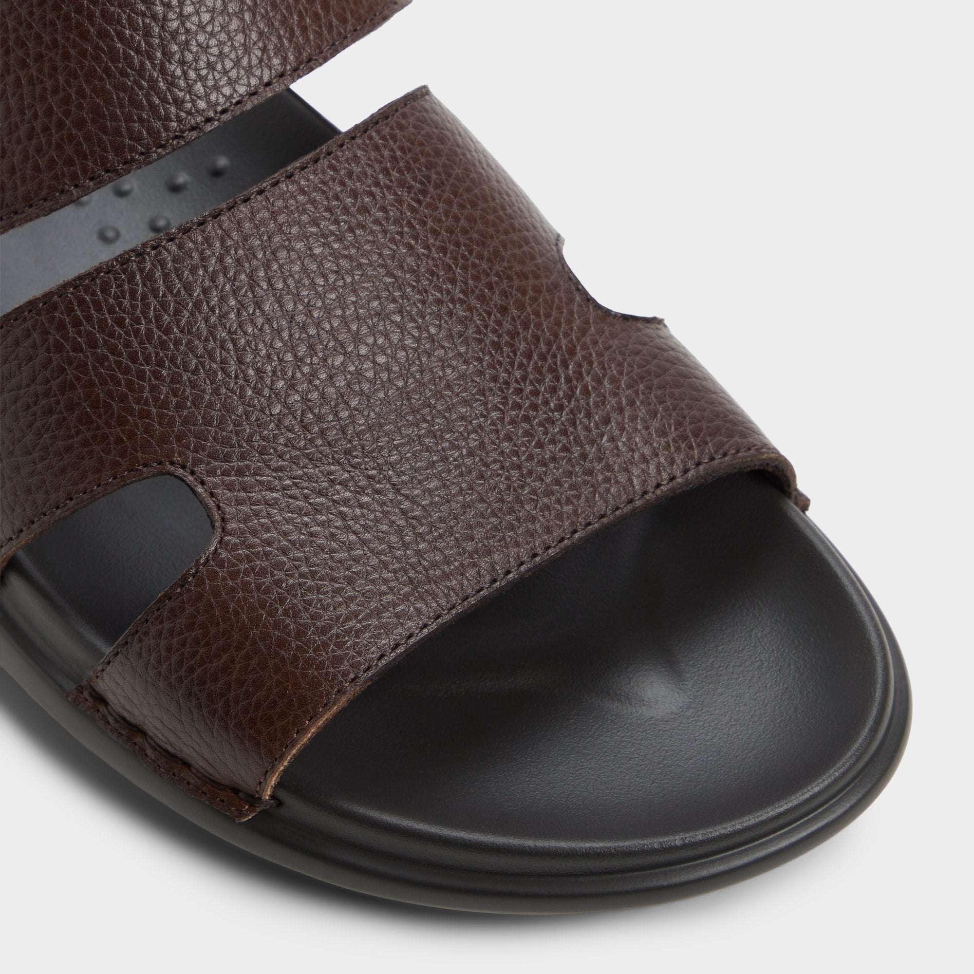 Aldo | Windham Dark Brown Men's Sandals & Slides - Slide sandal