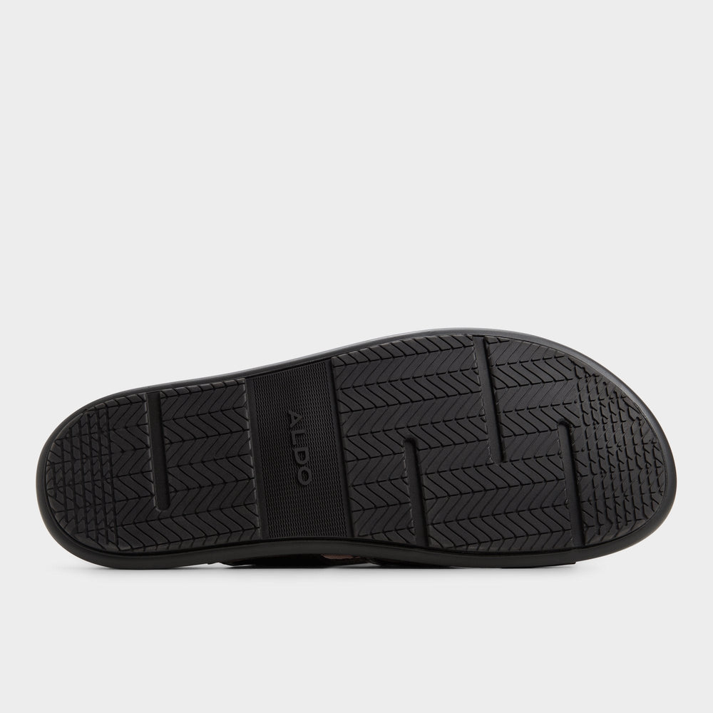 Aldo | Windham Dark Brown Men's Sandals & Slides - Slide sandal