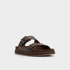 Aldo | Sunnyside Dark Brown Men's Slides - Slide sandal
