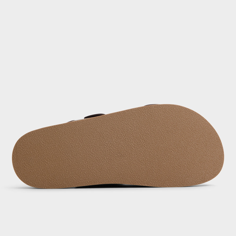 Aldo | Sunnyside Dark Brown Men's Slides - Slide sandal