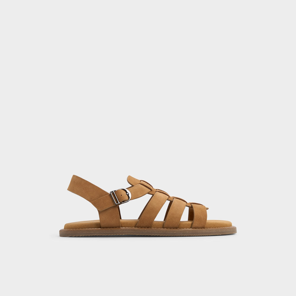 Aldo | Warley Camel Men's Sandals & Slides - Strappy flat sandal