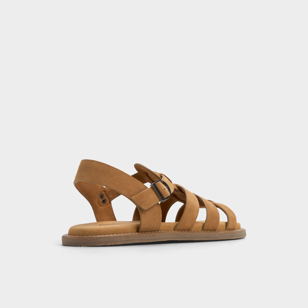 Aldo | Warley Camel Men's Sandals & Slides - Strappy flat sandal