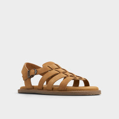 Aldo | Warley Camel Men's Sandals & Slides - Strappy flat sandal