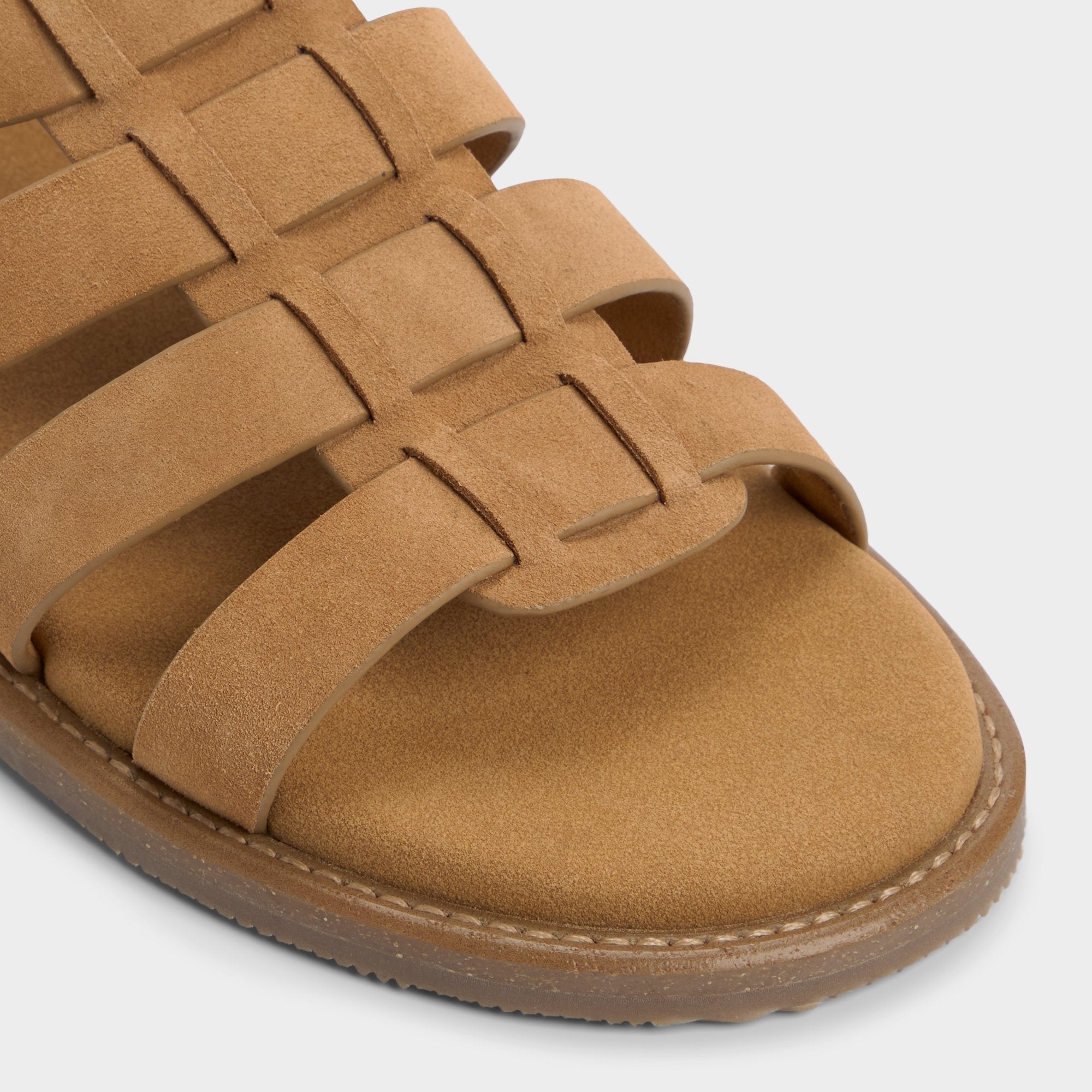 Aldo | Warley Camel Men's Sandals & Slides - Strappy flat sandal