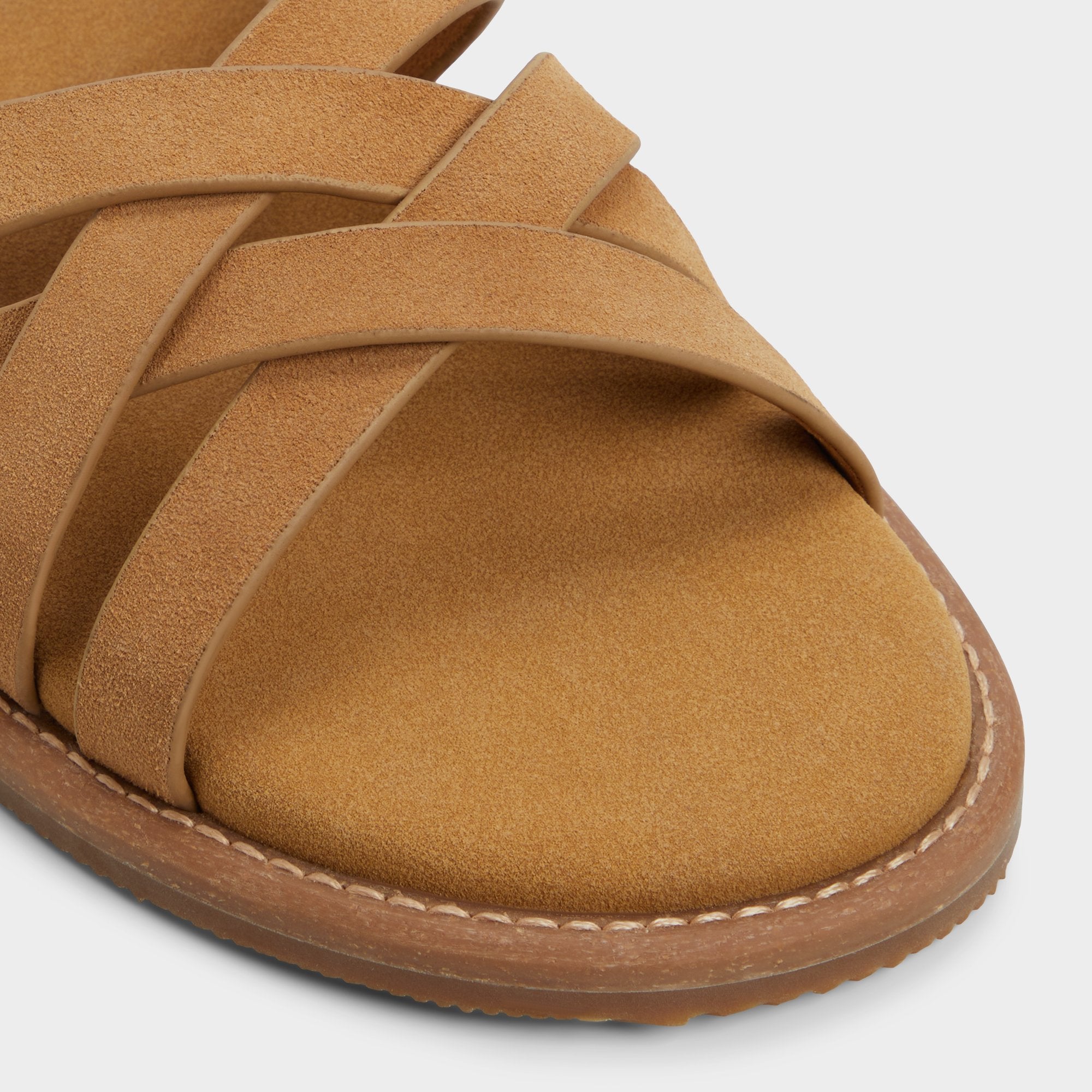 Aldo | Haniff Camel Men's Sandals & Slides - Strappy flat sandal