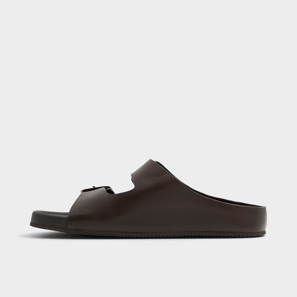 Aldo | Kennebunk Dark Brown Men's Slides - Slide sandal