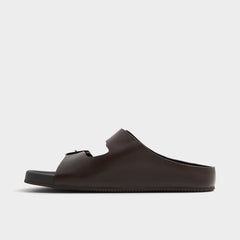 Aldo | Kennebunk Dark Brown Men's Slides - Slide sandal
