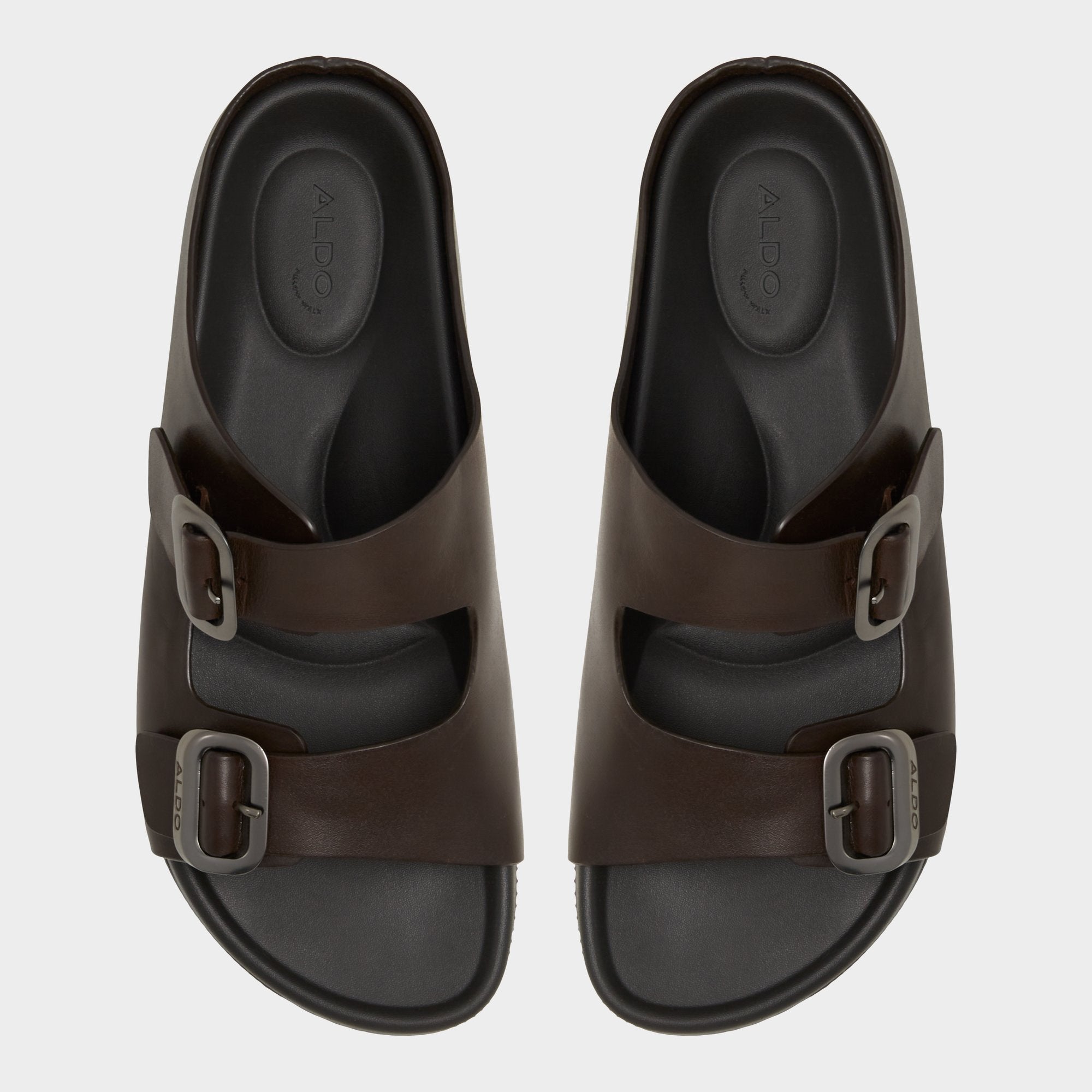 Aldo | Kennebunk Dark Brown Men's Slides - Slide sandal