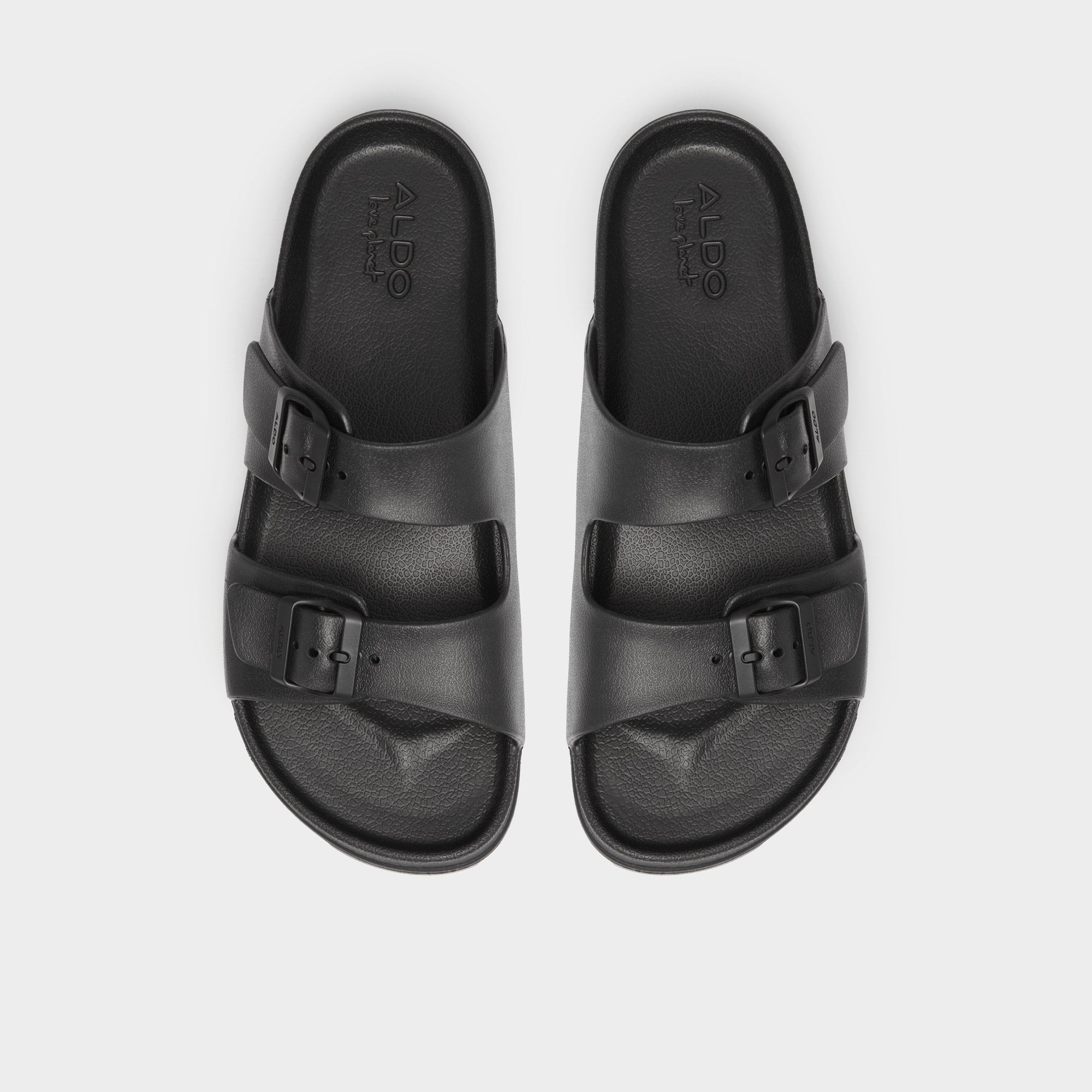 Aldo | Hideo Black Men's Slides - Slide sandal