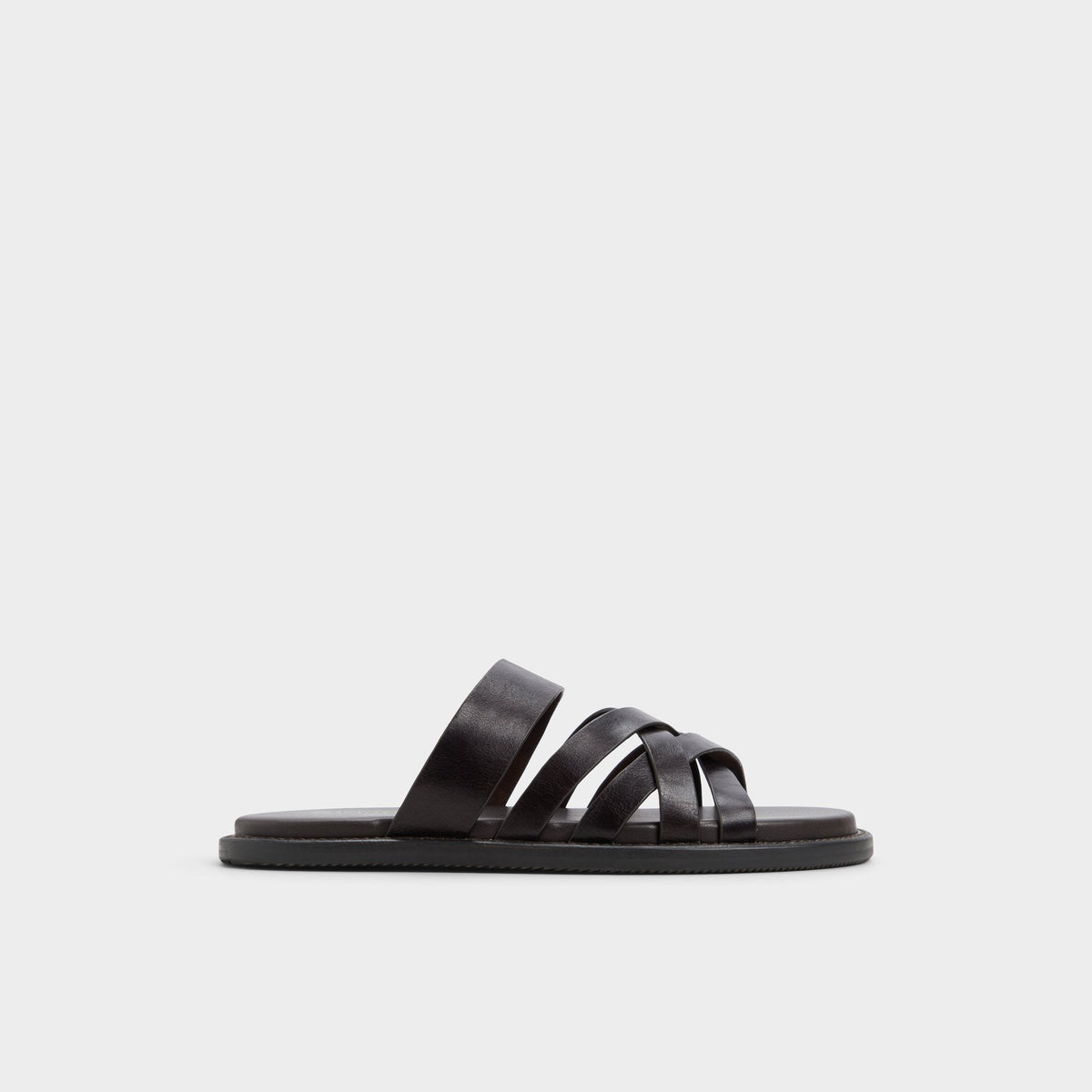 Aldo | Haniff Brown Men's Sandals & Slides - Strappy flat sandal