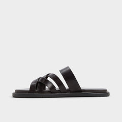 Aldo | Haniff Brown Men's Sandals & Slides - Strappy flat sandal