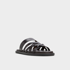 Aldo | Haniff Brown Men's Sandals & Slides - Strappy flat sandal