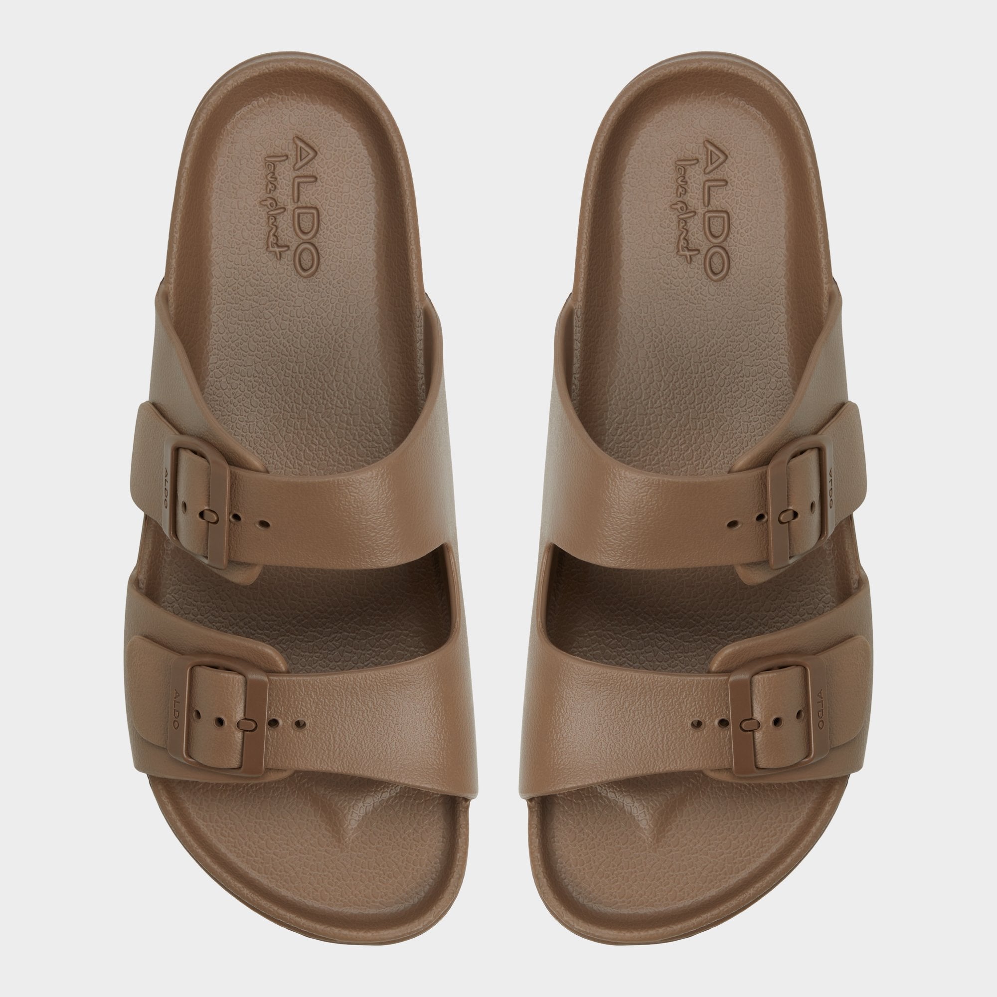 Aldo | Hideo Light Brown Men's Slides - Slide sandal