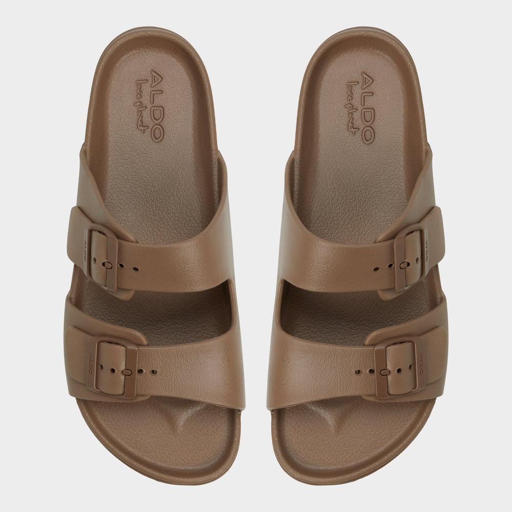 Aldo | Hideo Light Brown Men's Slides - Slide sandal