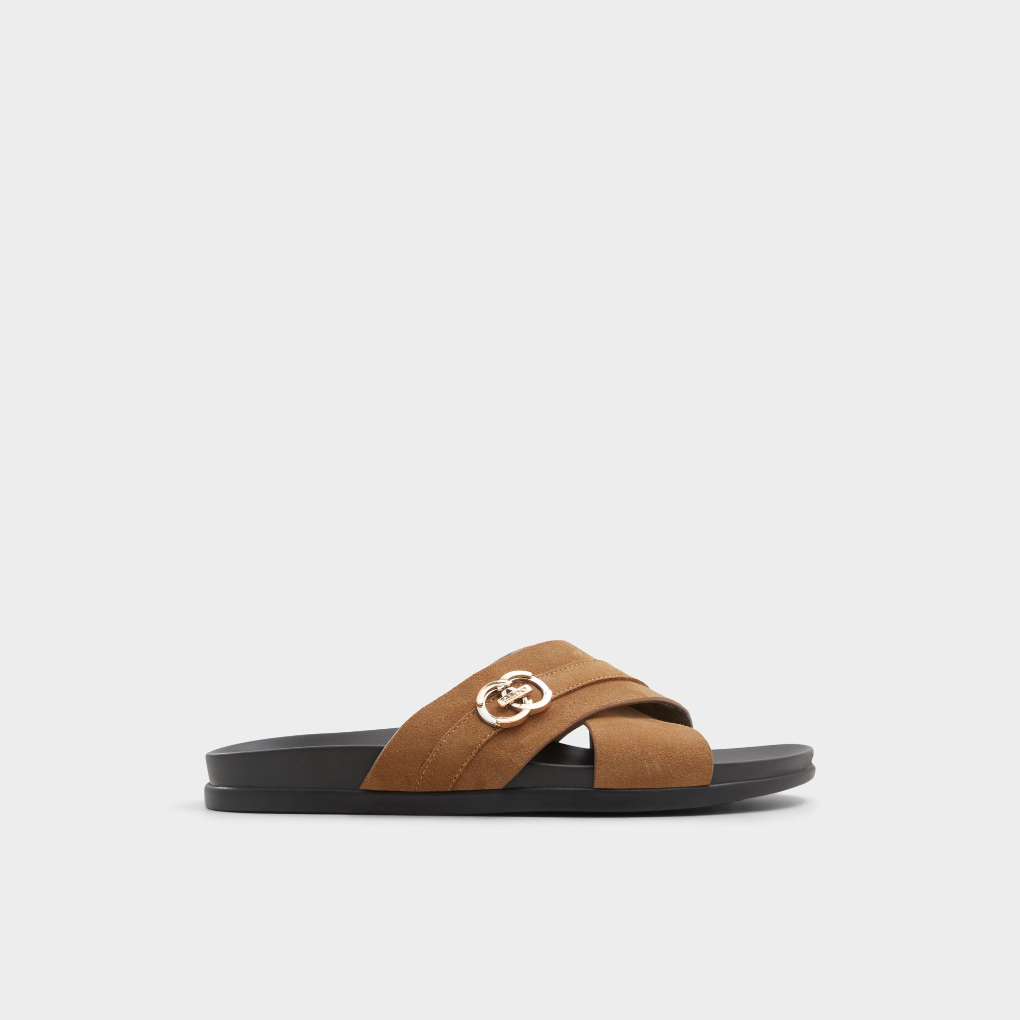 Aldo | Delmar Open Brown Men's Slides - Slide sandal