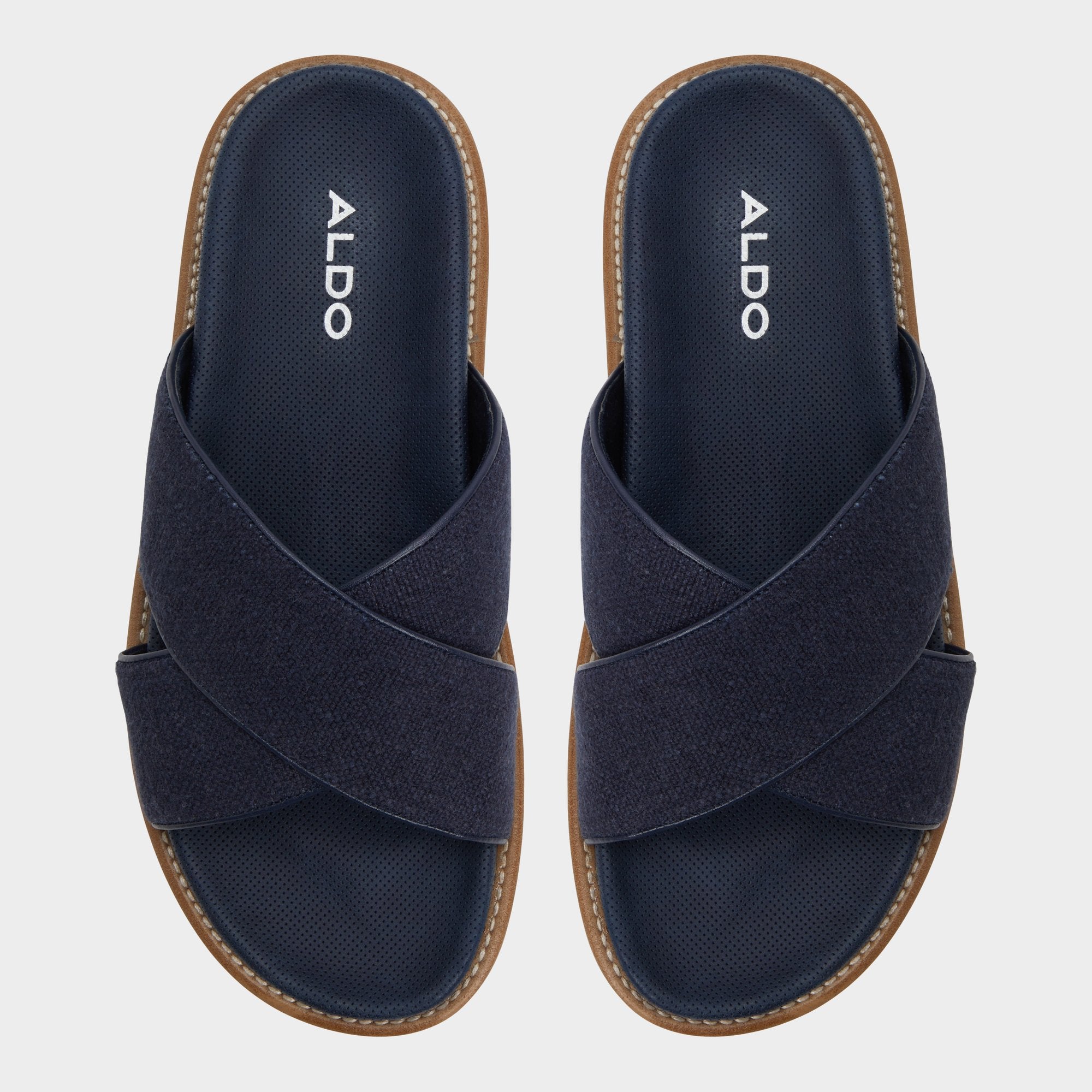 Aldo | Marrin Navy Men's Slides - Slide sandal