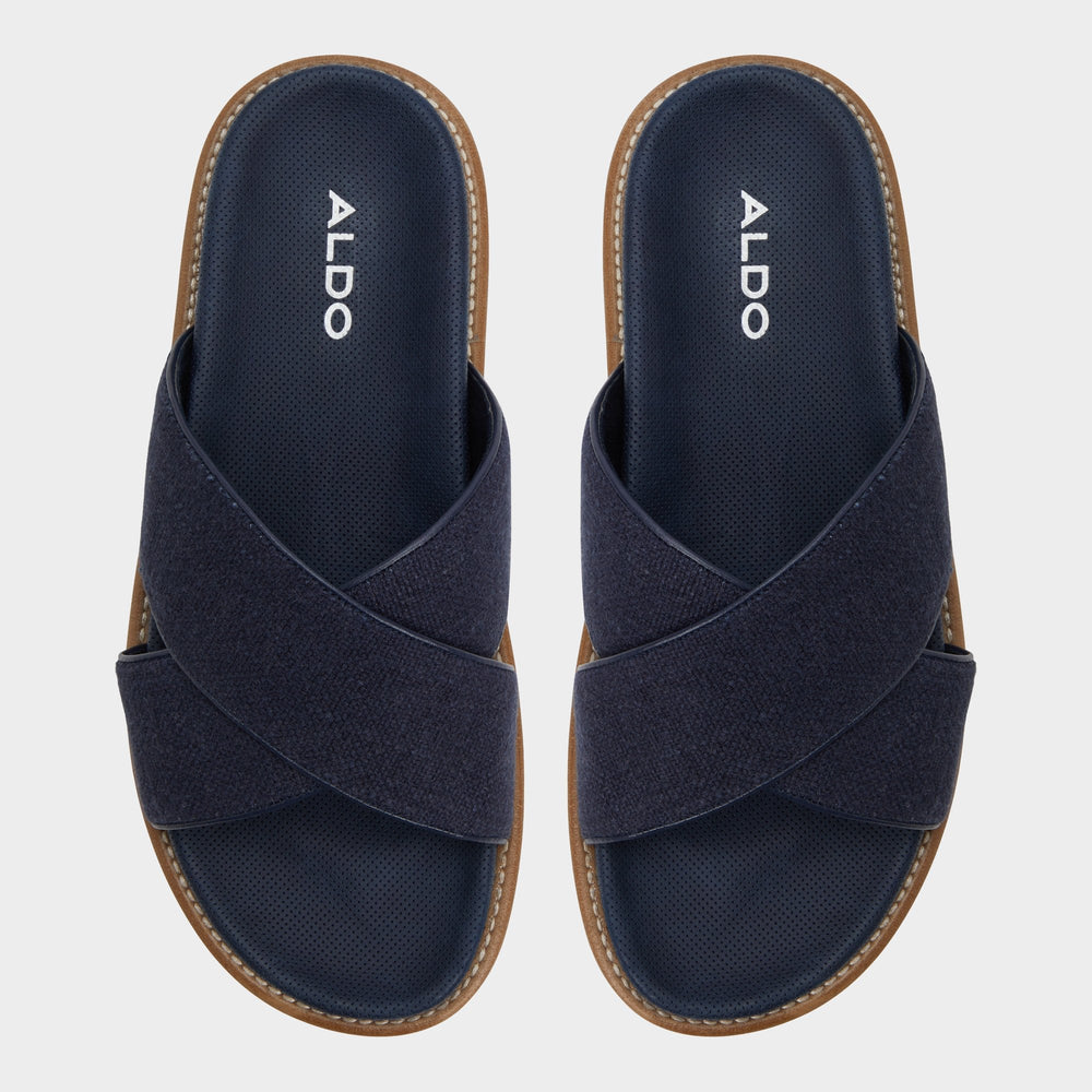 Aldo | Marrin Navy Men's Slides - Slide sandal
