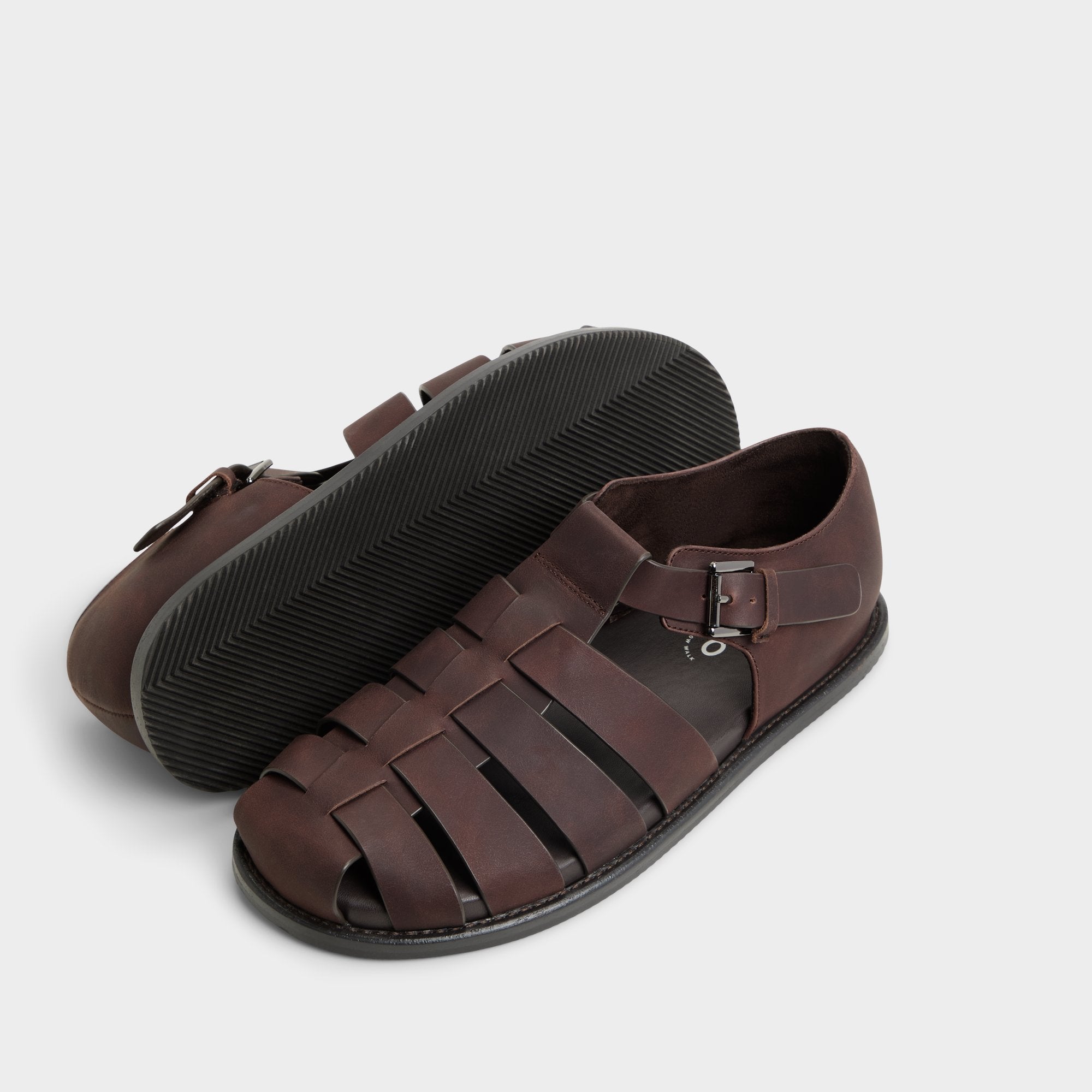 Aldo | Wildhaven Brown Overflow Men's Sandals & Slides - Flat sandal