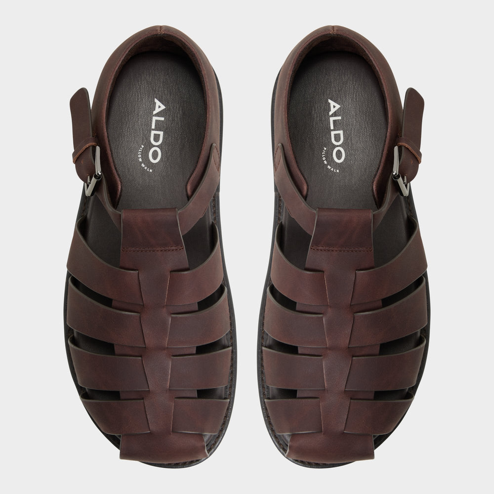Aldo | Wildhaven Brown Overflow Men's Sandals & Slides - Flat sandal