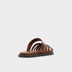 Aldo | Haniff Cognac Men's Sandals & Slides - Strappy flat sandal
