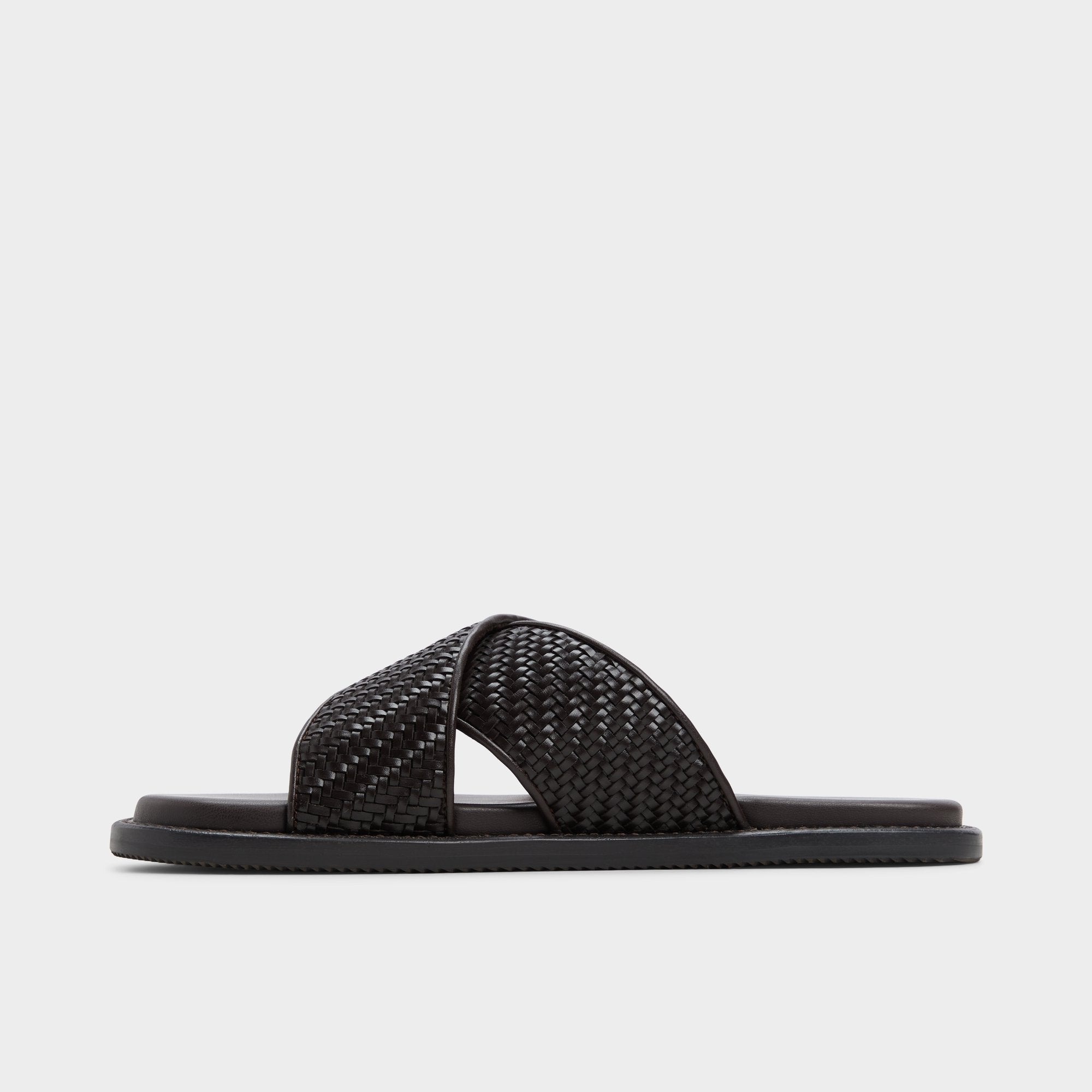 Aldo | Tarik Dark Brown Men's Sandals & Slides - Slide sandal