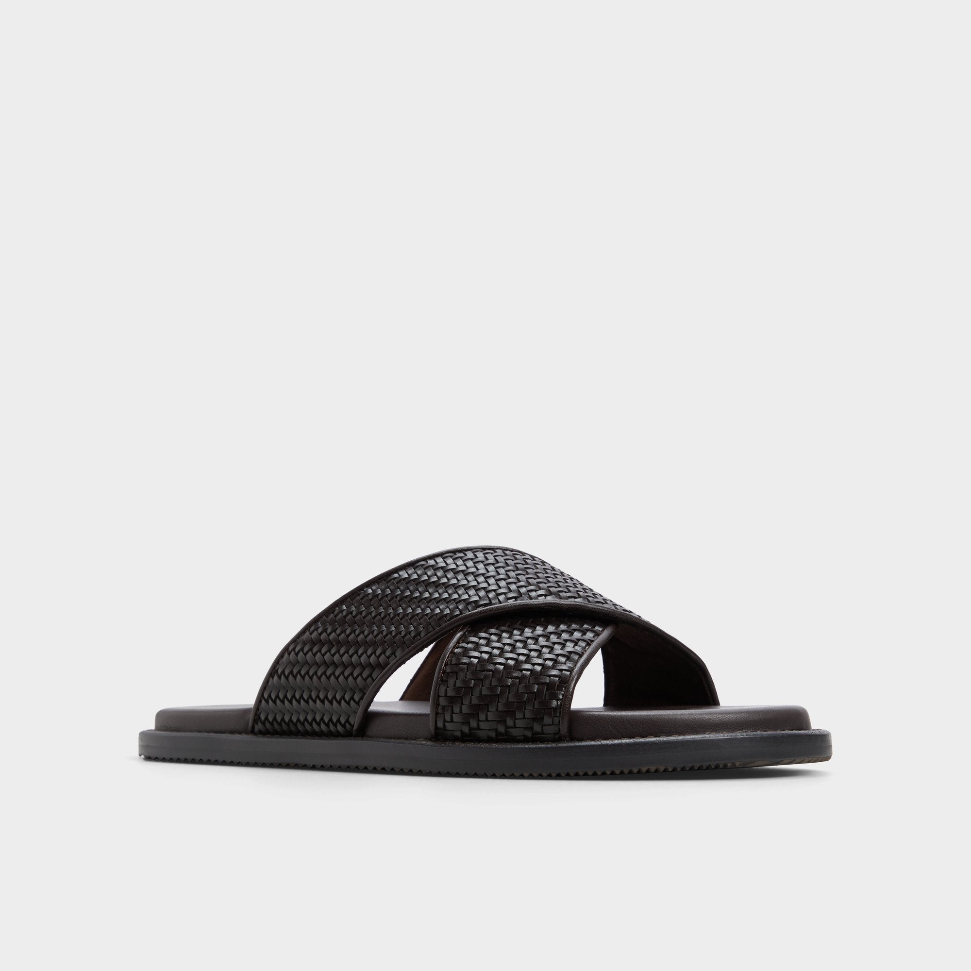 Aldo | Tarik Dark Brown Men's Sandals & Slides - Slide sandal
