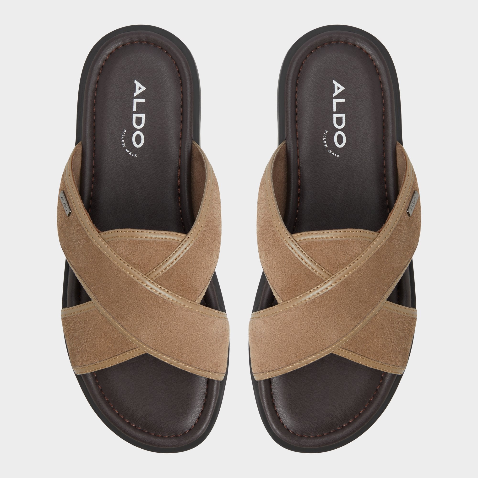 Aldo | Olino Other Brown Men's Slides - Slide sandal